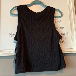 Evolution and Creation women’s black tank top